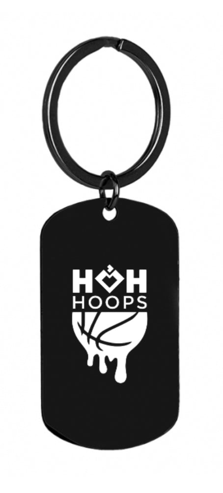 Keychain HOH logo, player name & number